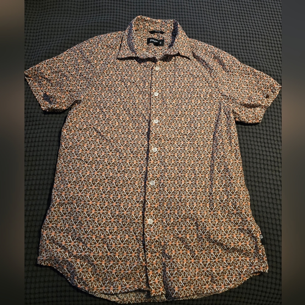 Betabrand Multicolor Patterned Casual Shirt